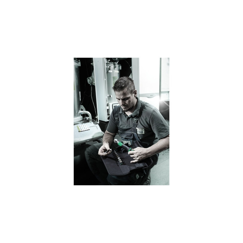 Wera Safe-Torque A1 Set 1, 10‑teilig, Drehmomentschlüssel(schwarz/grün, 1/4