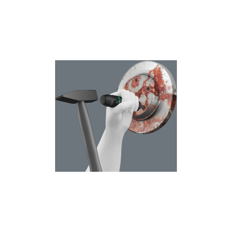 Wera Schlagschraubendreher Satz 90Nm, 17-teilig, Schlagschrauber(schwarz, 5/16