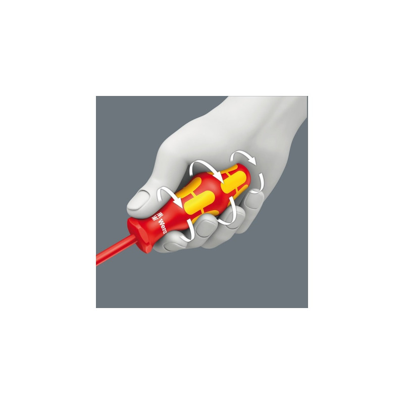 Wera Schraubendreher-Satz Kraftform 2go 100 VDE(rot/gelb, 11-teilig, im Köcher Wera 2go 4)