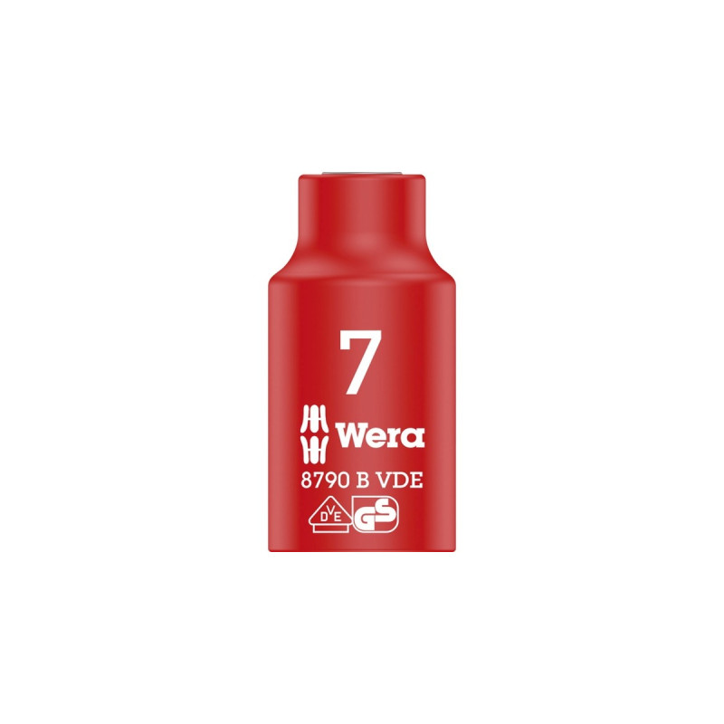 Wera VDE Zyklop-Steckschlüssel-Einsatz, 7mm, 3/8