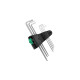 Wera Winkelschraubendreher Satz 950 PKL/9 SM N(chrom, mit Halteclip)