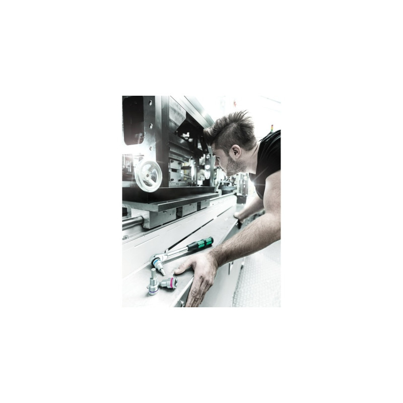 Wera Zyklop Hybrid-Knarrensatz 8006 SC 1, Werkzeug-Set(mit Umschaltknarre, 1/2