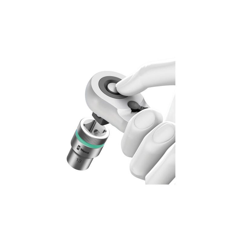 Wera Zyklop Hybrid Set, Knarre(Hybrid-Knarre + Verlängerung, 1/2