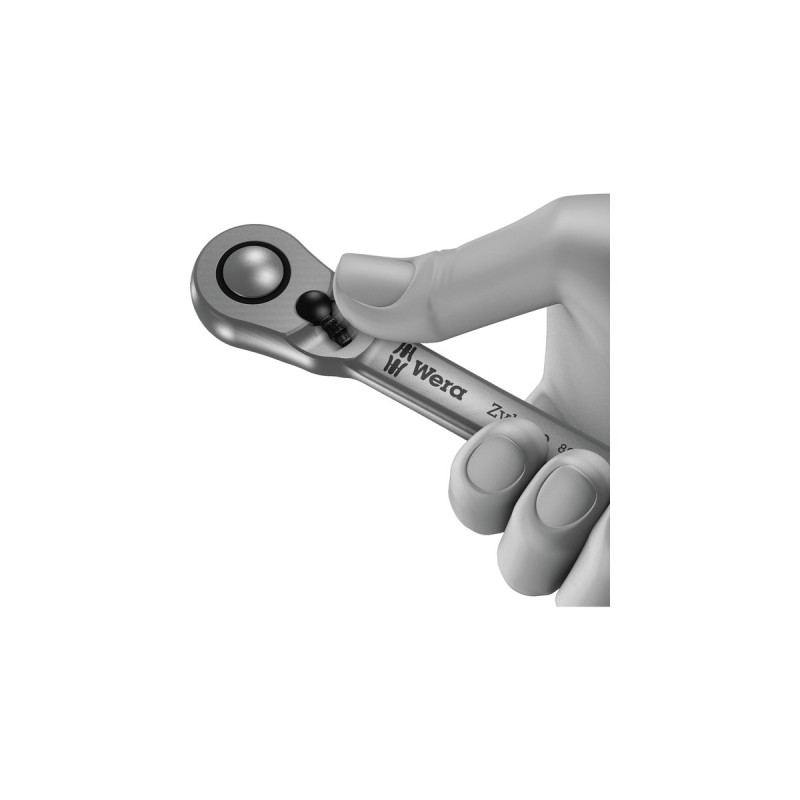 Wera Zyklop Metal-Knarre 8004 A(Umschaltknarre, 1/4