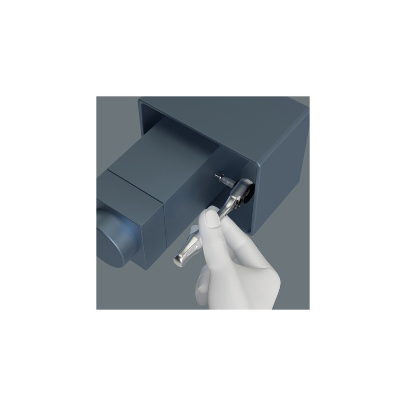 Wera Zyklop Mini 1 8001 A, Knarre(Bit-Ratsche)