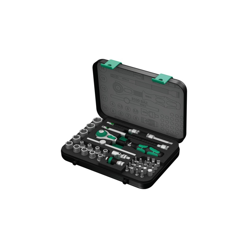 Wera Zyklop Speed-Knarrensatz 8100 SA 2, 1/4