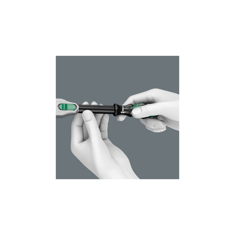 Wera Zyklop Speed-Knarrensatz 8100 SC 2, 37-teilig, Werkzeug-Set(schwarz/grün, Speed-Knarre mit schwenkbarem Kopf, 1/2