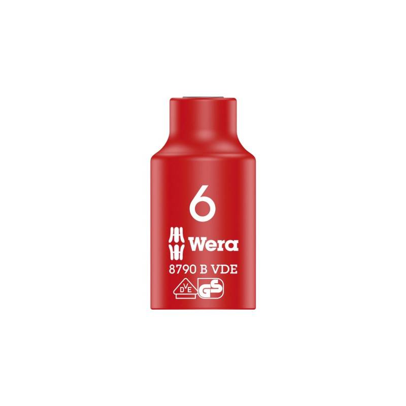 Wera Zyklop-Steckschlüssel-Einsatz 8790 B VDE, 6mm, 3/8