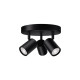 WiZ IMAGEO 3x einstellbarer Spot runde Platte, LED-Leuchte(schwarz)