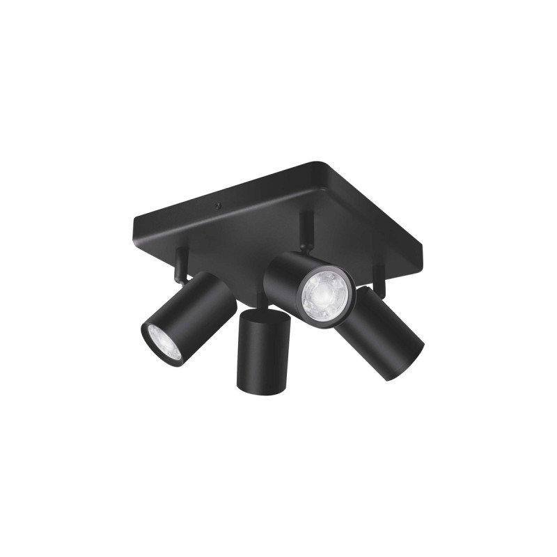 WiZ IMAGEO 4x einstellbarer Spot quadratische Platte, LED-Leuchte(schwarz)