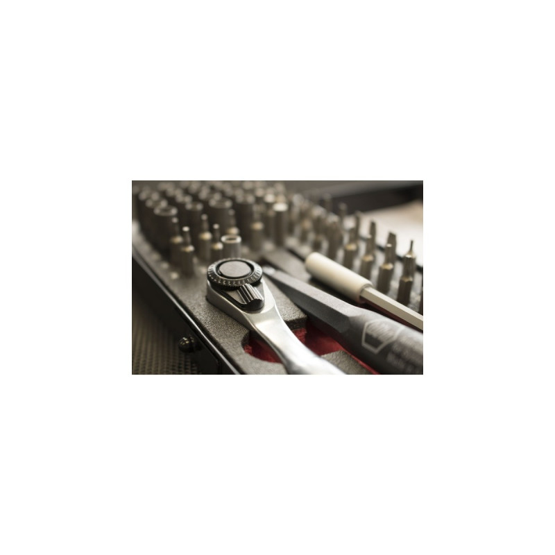 Wiha Bit-Satz Micro-Bit Set ESD(schwarz/gelb, 65-teilig)