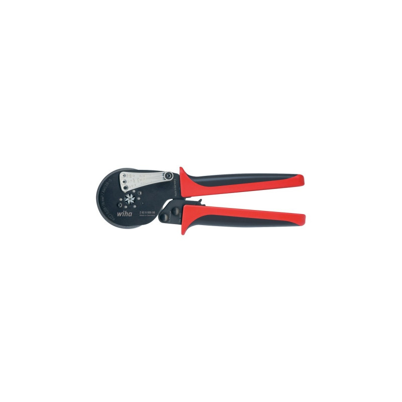 Wiha Crimp-Zange automatisch, Crimpzange(schwarz/rot, bis 16mm²)