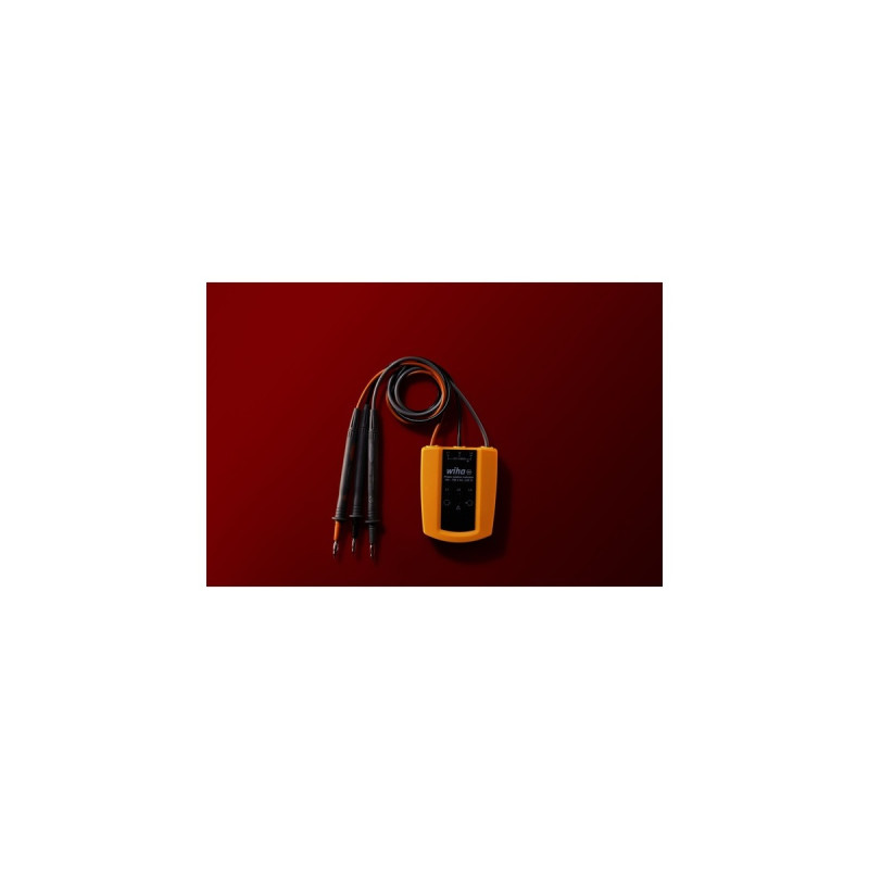 Wiha Drehfeldrichtungsanzeiger 45221, 100 - 700 V AC, Messgerät(gelb/schwarz)