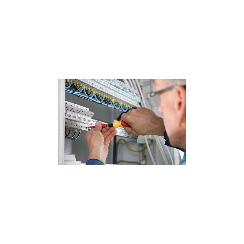 Wiha Drehmoment-Schraubendreher Set TorqueVario-S electric(rot/gelb, 14-teilig, 0,8 - 5Nm)