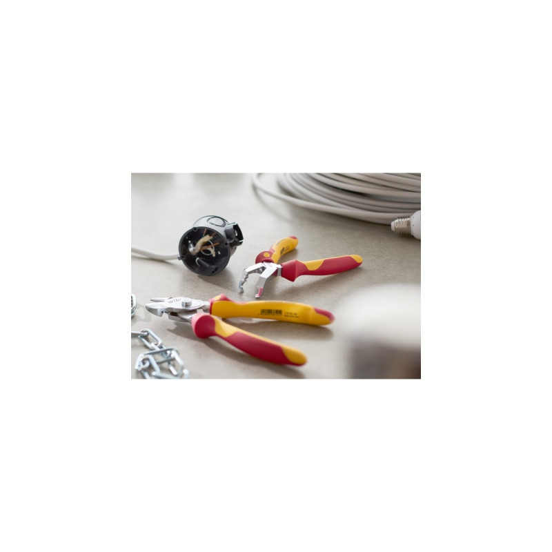 Wiha Installationszange TriCut Professional electric, Abisolier-Zange(rot/gelb)