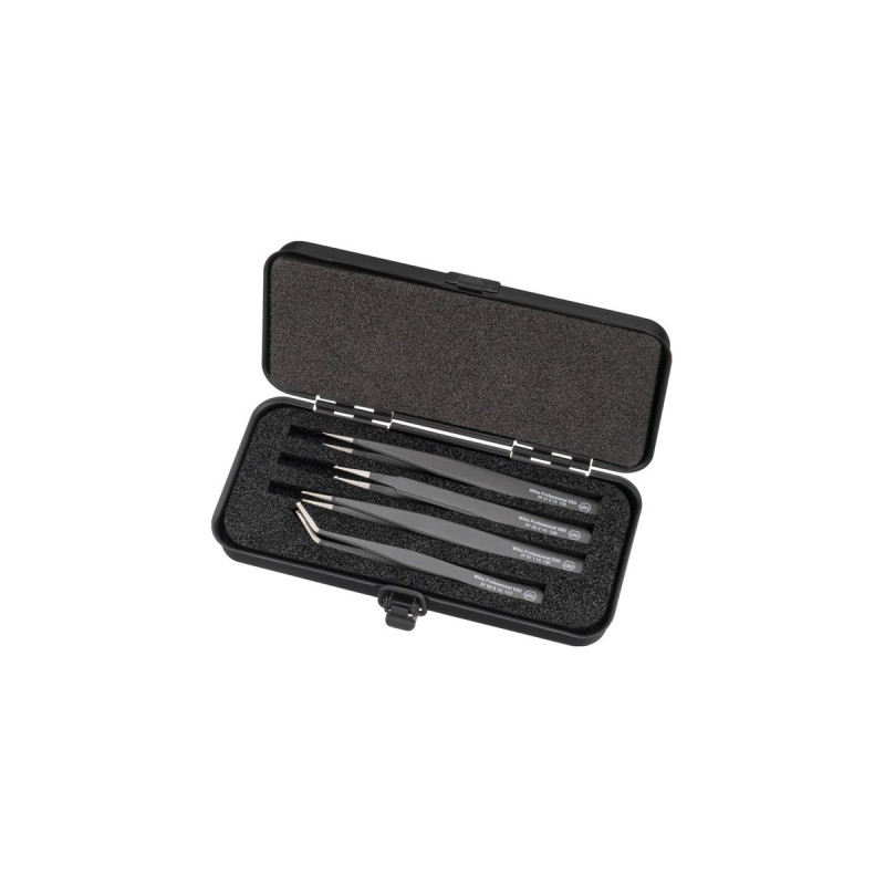 Wiha SMD-Pinzetten-Set Professional ESD, Greifzange(schwarz)