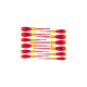 Wiha Schraubendreher-Set SoftFinish electric slimFix, 12-teilig(rot/gelb)