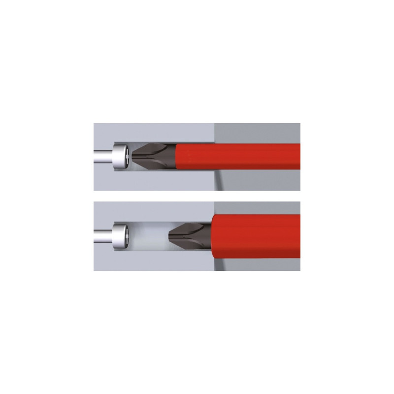 Wiha Schraubendreher-Set SoftFinish electric slimFix, 12-teilig(rot/gelb)