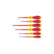 Wiha Schraubendreher-Set SoftFinish electric slimFix, 6-teilig(rot/gelb)