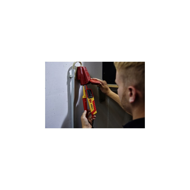 Wiha Spannungs- und Durchgangsprüfer 45216, Messgerät(rot/gelb, 12 - 1.000 V AC)