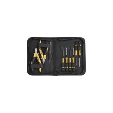 Wiha Werkzeug-Set ESD(rot/gelb, 10-teilig, mit Tasche)
