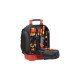 Wiha Werkzeugrucksack electric Set, Werkzeug-Set(schwarz/rot, 27-teilig, mit Rucksack)