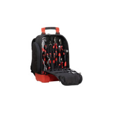 Wiha Werkzeugrucksack mechanic Set, Werkzeug-Set(schwarz/rot, 41-teilig, mit Rucksack)