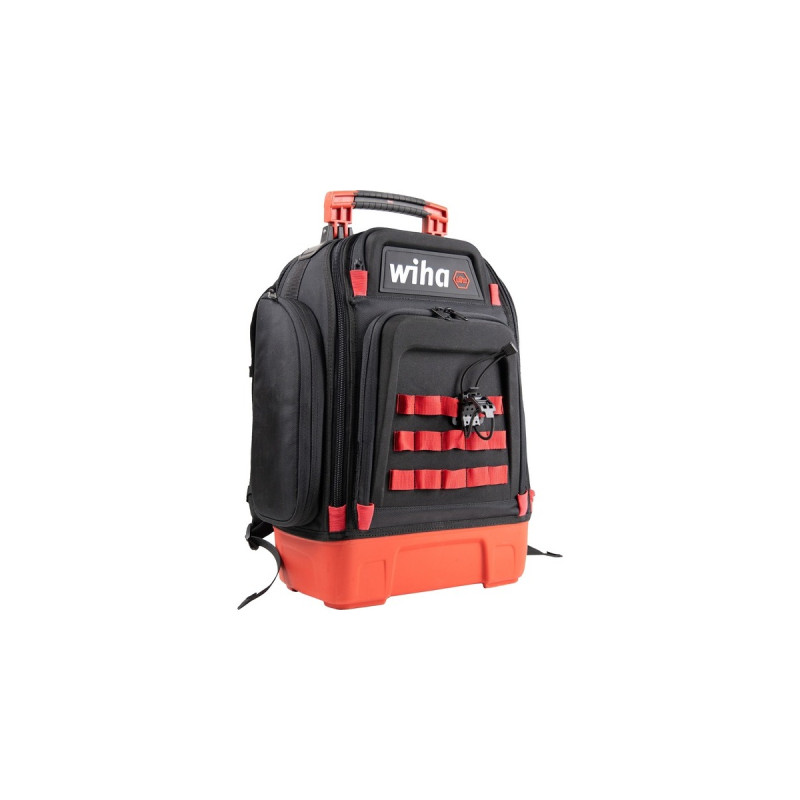 Wiha Werkzeugrucksack mechanic Set, Werkzeug-Set(schwarz/rot, 41-teilig, mit Rucksack)