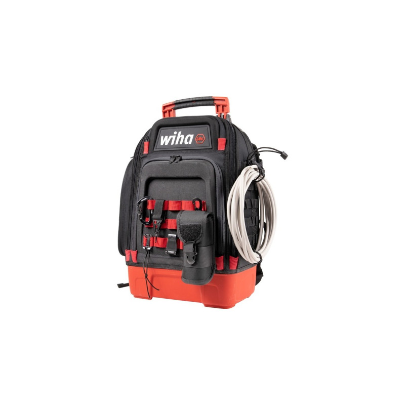 Wiha Werkzeugrucksack mechanic Set, Werkzeug-Set(schwarz/rot, 41-teilig, mit Rucksack)