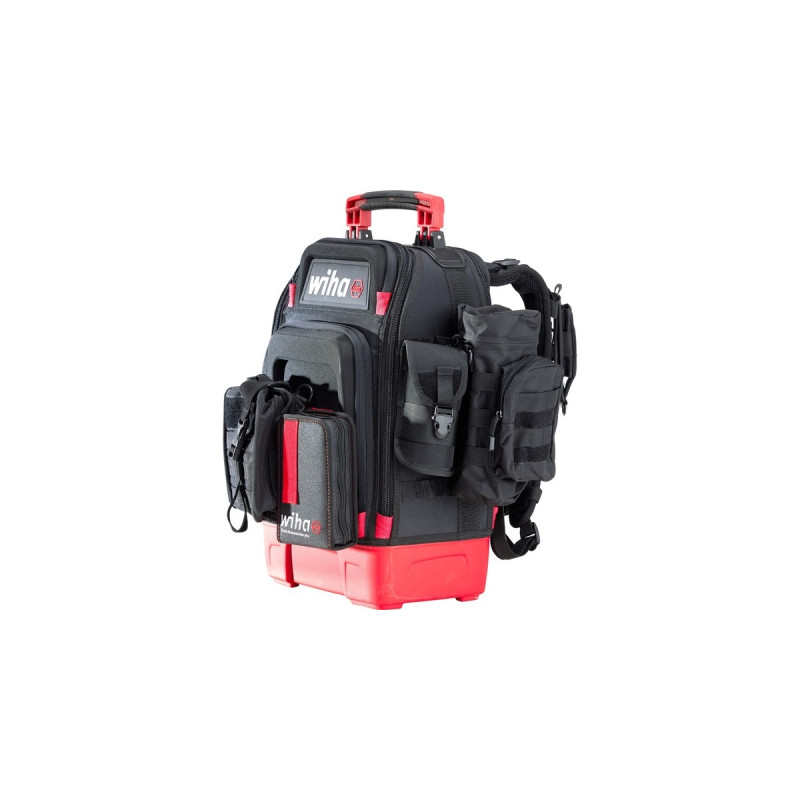 Wiha Werkzeugrucksack mechanic Set, Werkzeug-Set(schwarz/rot, 41-teilig, mit Rucksack)