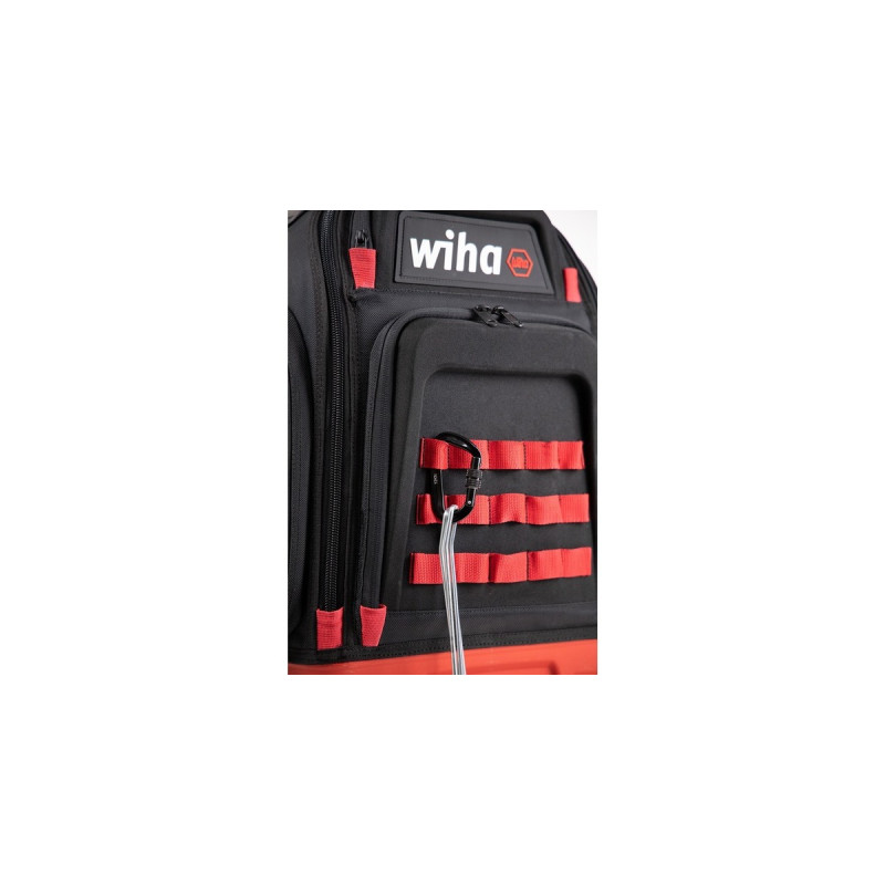 Wiha Werkzeugrucksack mechanic Set, Werkzeug-Set(schwarz/rot, 41-teilig, mit Rucksack)