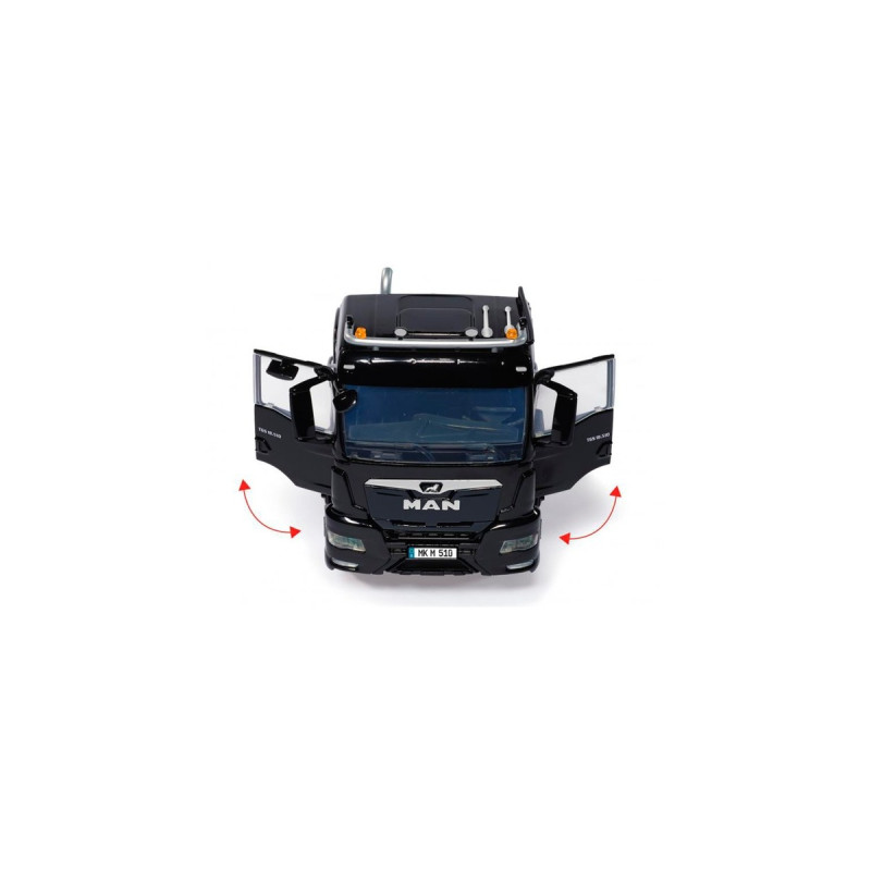 Wiking MAN TGS 18.510 4x4 BL 2-Achs-Zugmaschine, Modellfahrzeug(schwarz)