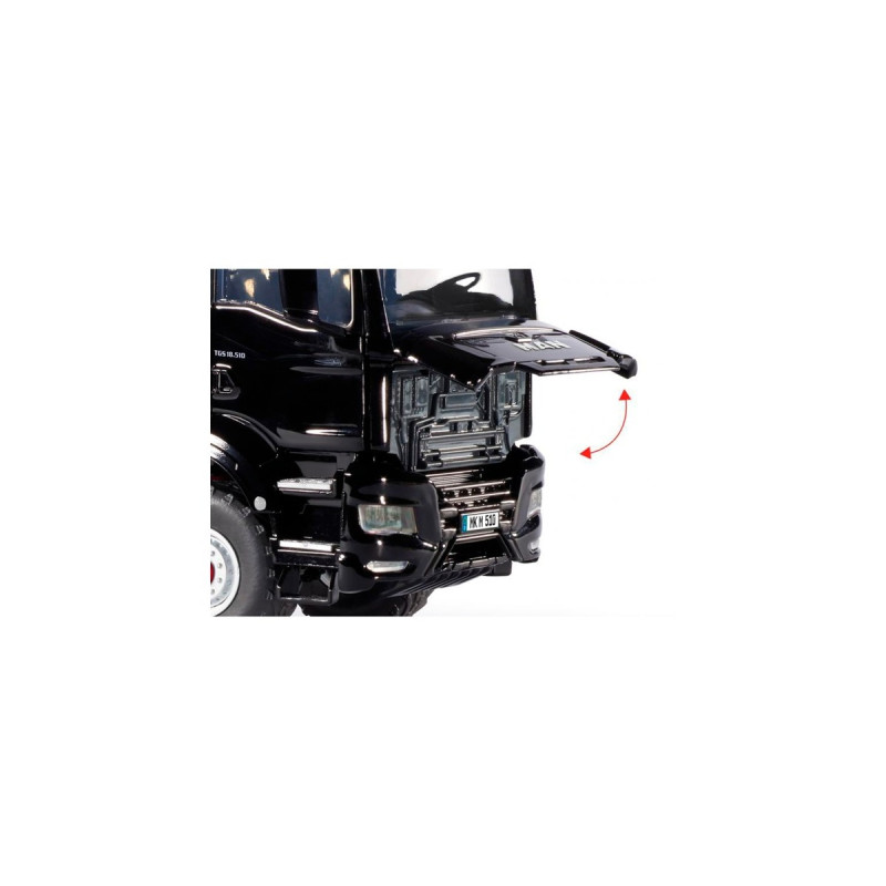 Wiking MAN TGS 18.510 4x4 BL 2-Achs-Zugmaschine, Modellfahrzeug(schwarz)