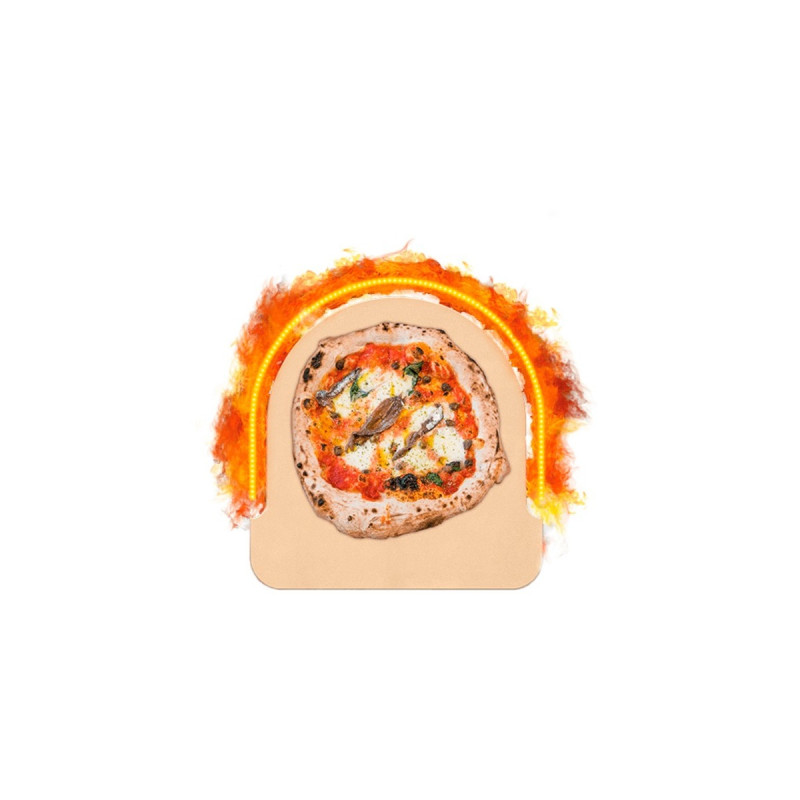 Witt Pizzaofen ETNA Fermo(schwarz (matt), für Pizzen bis ca. Ø 40cm)