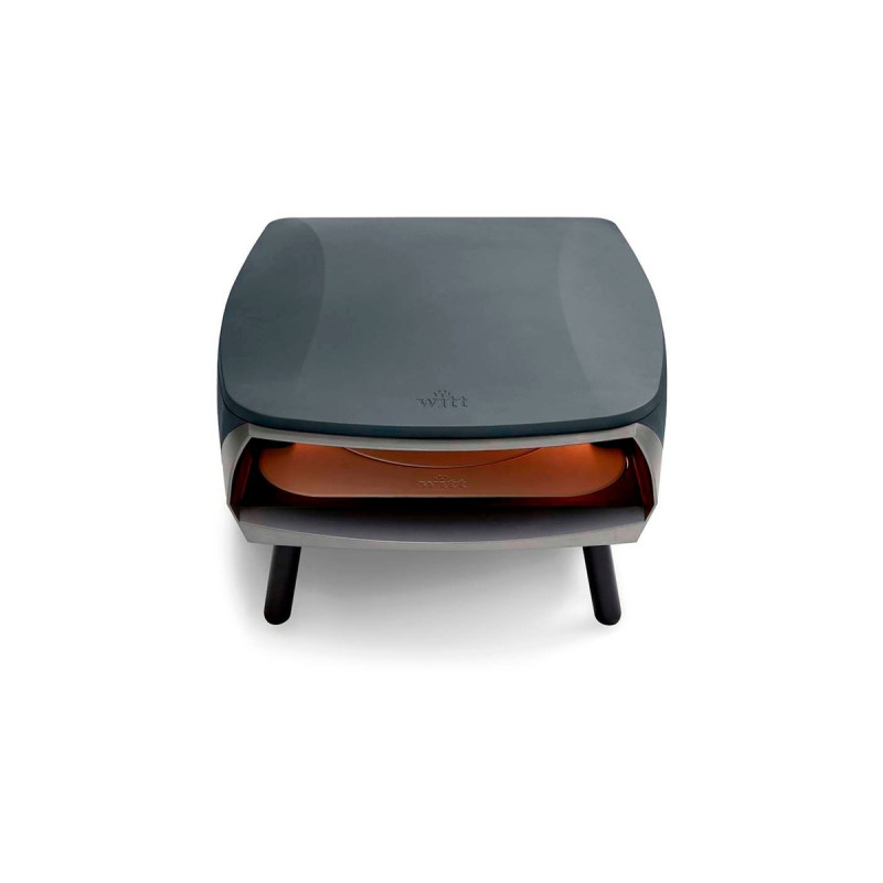 Witt Pizzaofen ETNA Rotante(graphit, für Pizzen bis ca. Ø 40cm, rotierender Pizzastein)