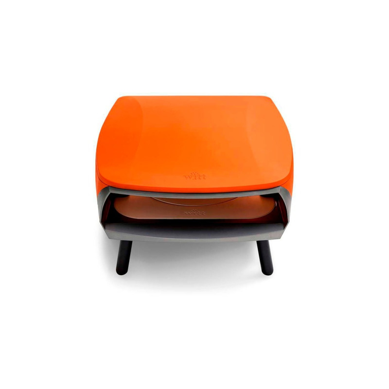 Witt Pizzaofen ETNA Rotante(orange, für Pizzen bis ca. Ø 40cm, rotierender Pizzastein)