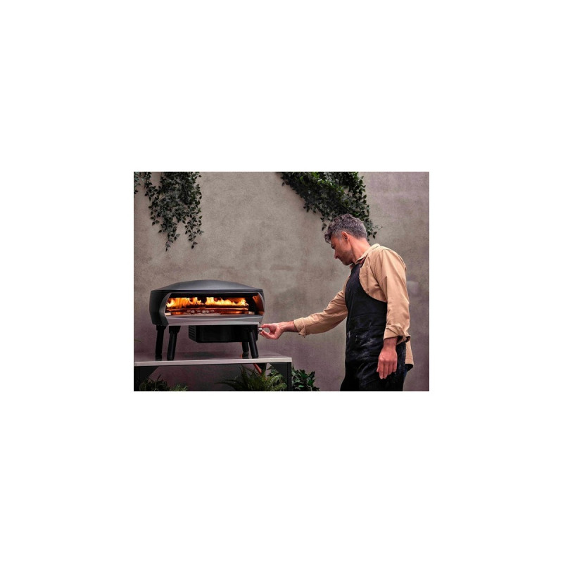 Witt Pizzaofen ETNA Rotante(orange, für Pizzen bis ca. Ø 40cm, rotierender Pizzastein)