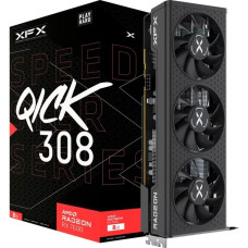 XFX Radeon RX 7600 SPEEDSTER QICK308 BLACK, Grafikkarte(RDNA 3, GDDR6, 3x DisplayPort, 1x HDMI 2.1)