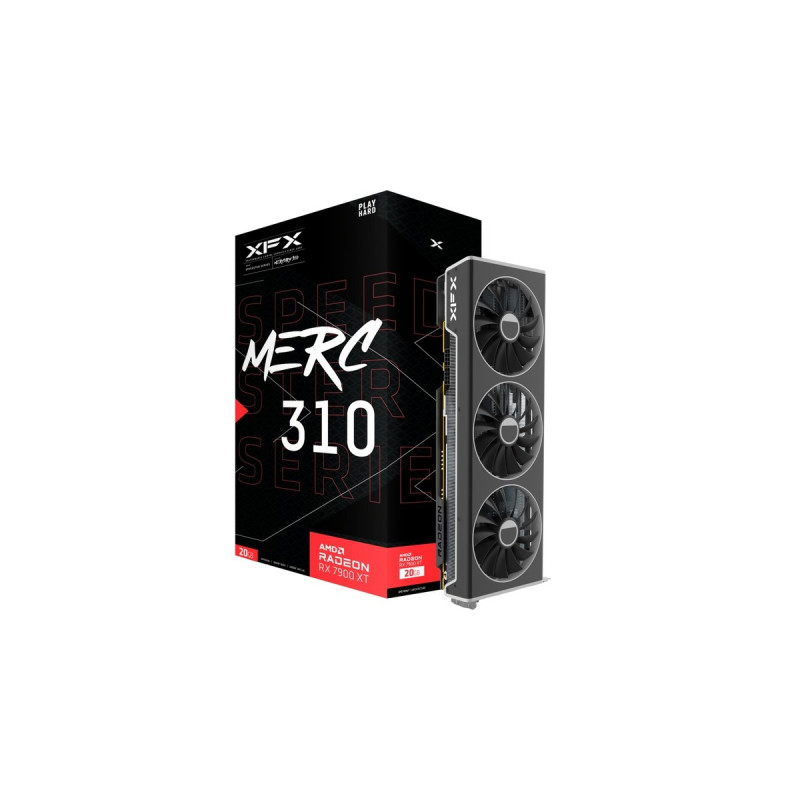 XFX Radeon RX 7900 XT SPEEDSTER MERC 310, Grafikkarte(RDNA 3, GDDR6, 3x DisplayPort, 1x HDMI 2.1)