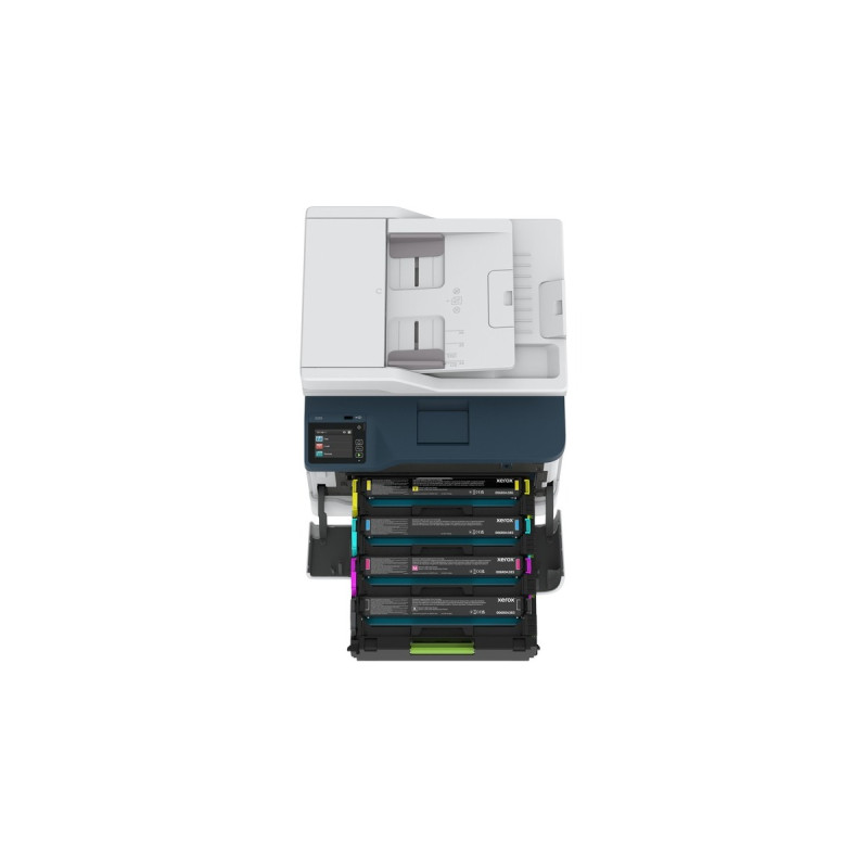 Xerox C235DNI, Multifunktionsdrucker(grau/blau, Scan, Kopie, Fax, USB, LAN, WLAN)