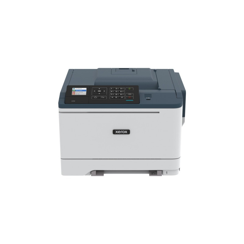 Xerox C310, Farblaserdrucker(grau/blau, USB, LAN, WLAN)