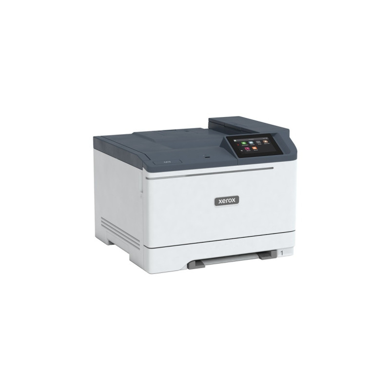 Xerox VersaLink C410DN, Farblaserdrucker(grau/blaugrau, USB, LAN)