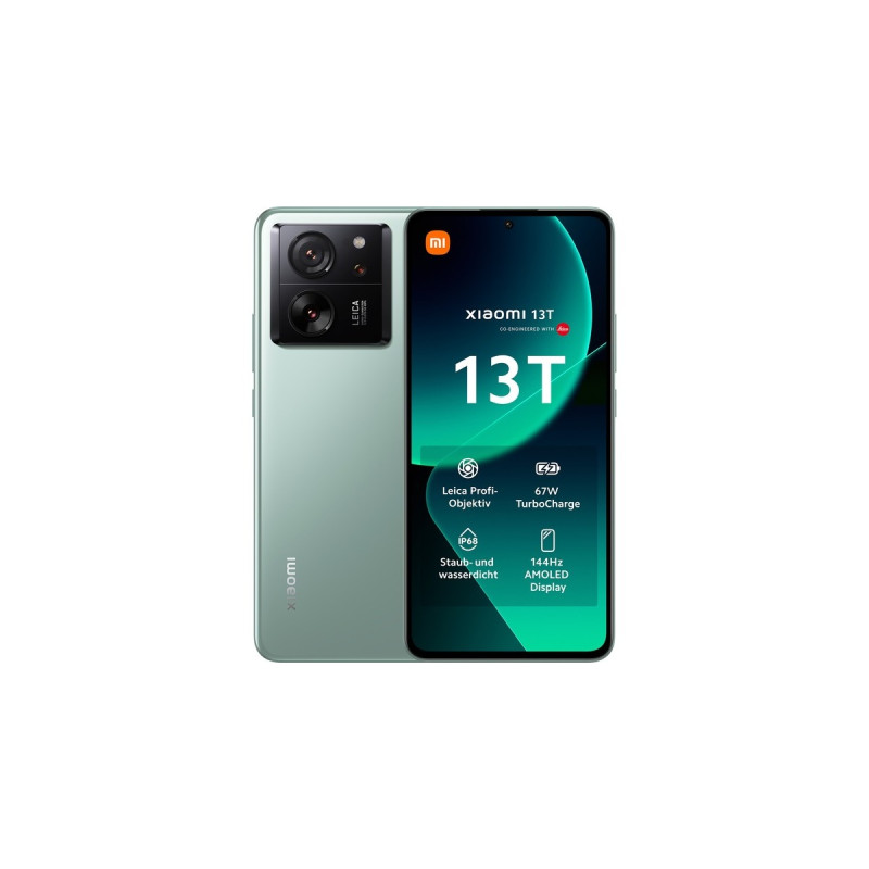 Xiaomi 13T 256GB, Handy(Meadow Green, Android 13)