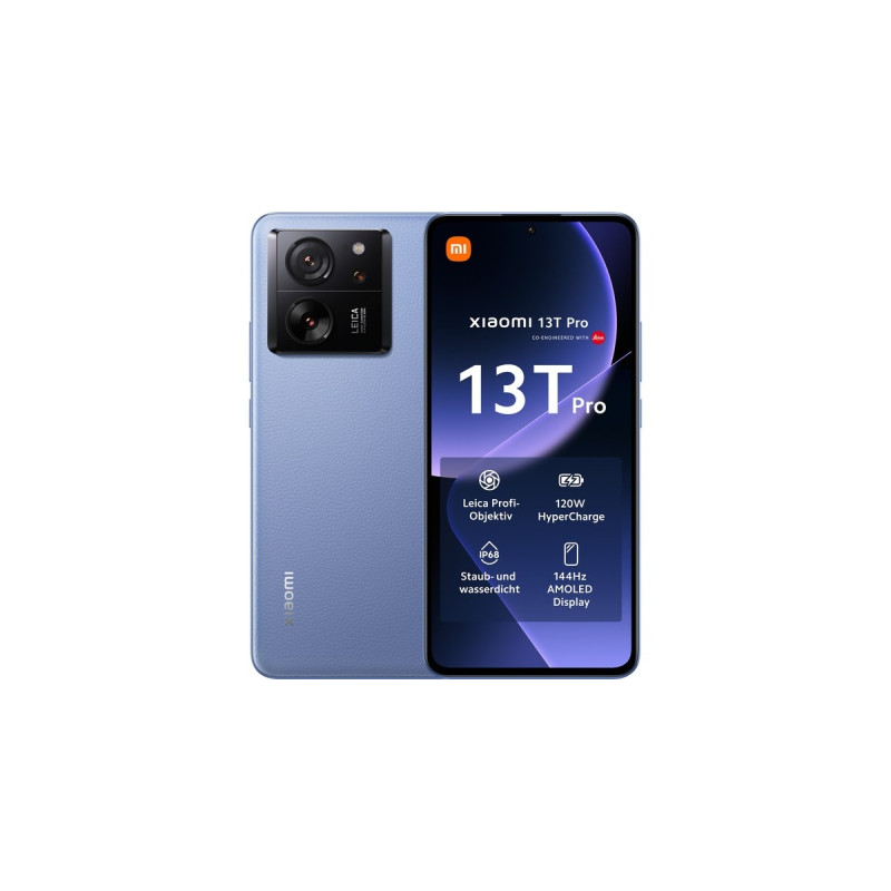 Xiaomi 13T Pro 512GB, Handy(Alpine Blue, Android 13)