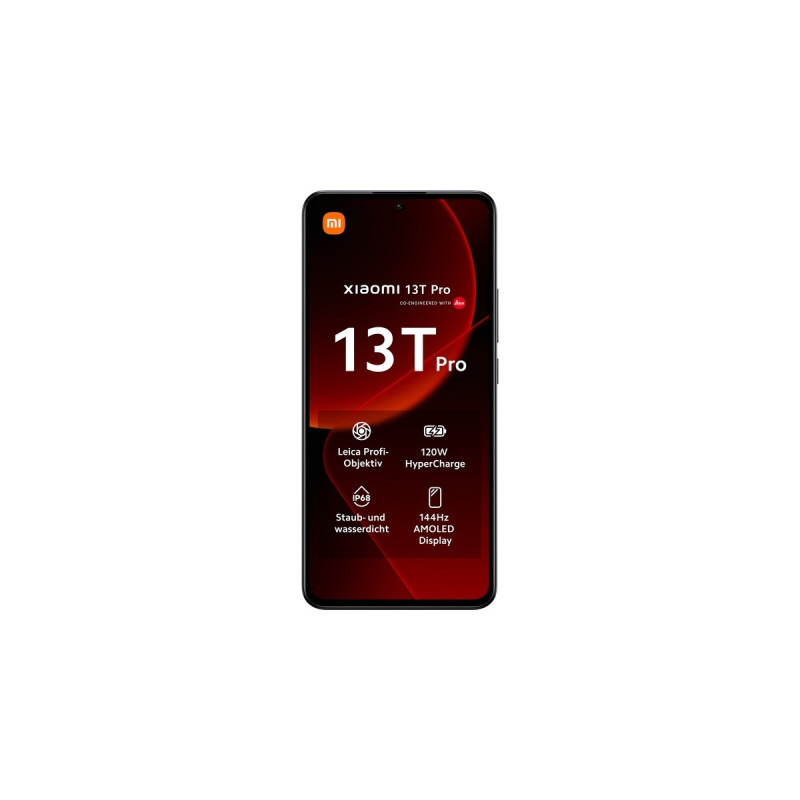 Xiaomi 13T Pro 512GB, Handy(Black, Android 13, 12 GB LPDDR5X)