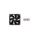 Xilence Case fan 80x80x25, Gehäuselüfter(schwarz)