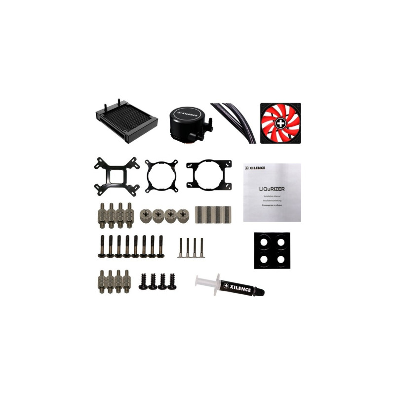 Xilence LiQuRizer LQ120mm, Wasserkühlung(schwarz/rot)
