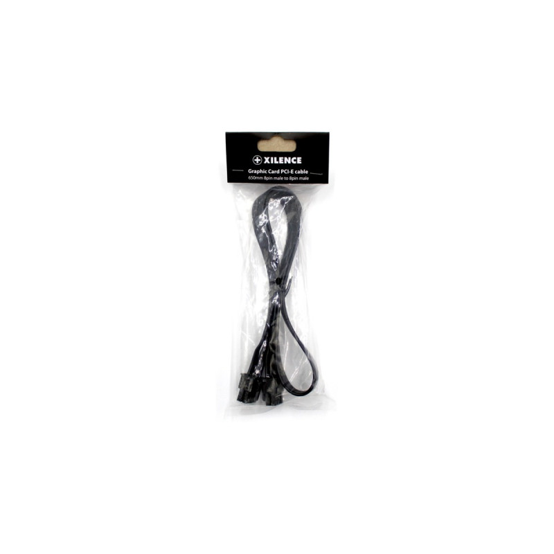 Xilence PCI-E Kabel XZ181, 65cm(schwarz)