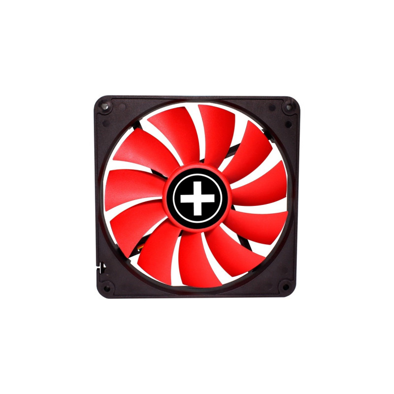 Xilence Performance C PWM Serie 140x140x25, Gehäuselüfter(schwarz/rot)