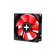Xilence Performance C PWM Serie 80x80x25, Gehäuselüfter(schwarz/rot)